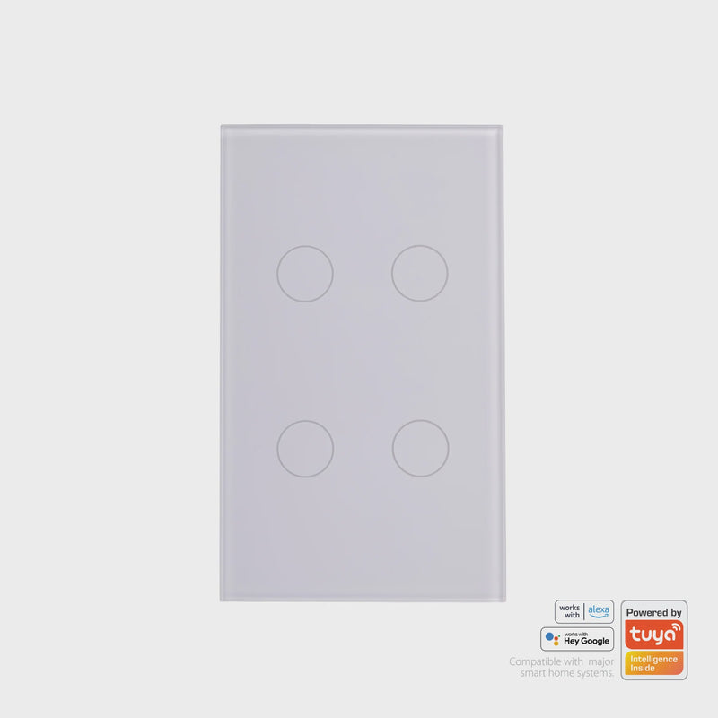 Havit Lighting Wifi Four Gang White Wall Switch (HV9110-4)