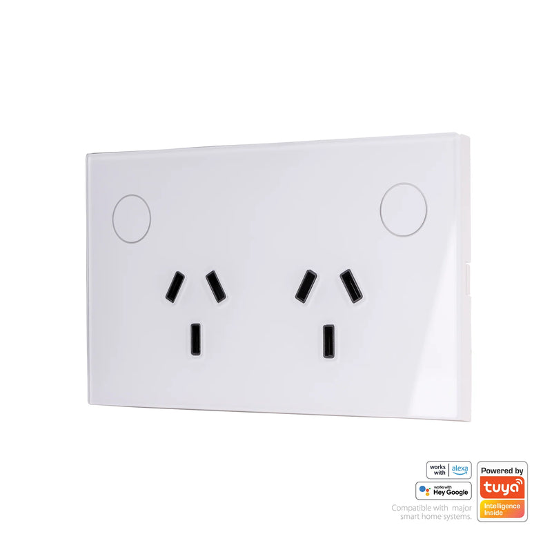 Havit Lighting  Wifi White Double Powerpoint (HV9114)