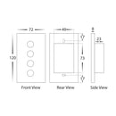 Havit Lighting White Wifi Fan with Light Controller (HV9116)