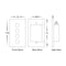 Havit Lighting White Wifi Fan with Light Controller (HV9116)