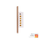 Havit Lighting Wifi 3 Gang White with Gold Trim Wall Switch (HV9120-3)