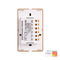 Havit Lighting Wifi 4 Gang White with Gold Trim Wall Switch (HV9120-4)