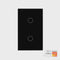 Havit Lighting  Wifi 2 Gang Black Wall Switch (HV9210-2)