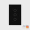 Havit Lighting Wifi 3 Gang Black Wall Switch (HV9210-3)