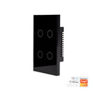 Havit Lighting Wifi 4 Gang Black Wall Switch (HV9210-4)