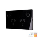 Havit Lighting Wifi Black Double Powerpoint (HV9214)