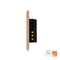 Havit Lighting Wifi Single Gang Black with Gold Trim Wall Switch (HV9220-1)