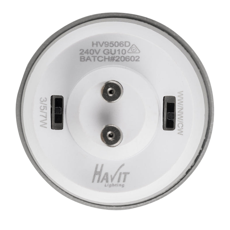 Havit Lighting Lexan White 9in1 Surface Mounted GU10 LED Downlight (HV5832T-WHT)