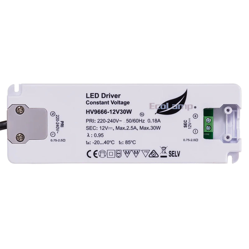 Havit Lighting 30w Indoor IP20 Constant Voltage LED Driver (HV9666-30W)