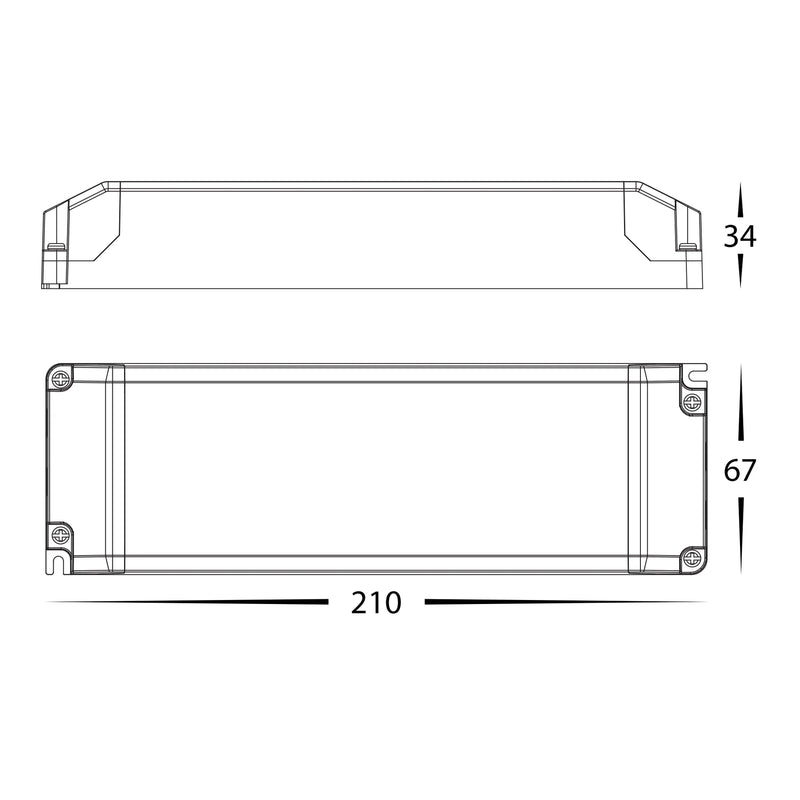 Havit Lighting 100w Triac Dimmable Indoor LED Driver (HV9668-12V100W | HV9668-24V100W)