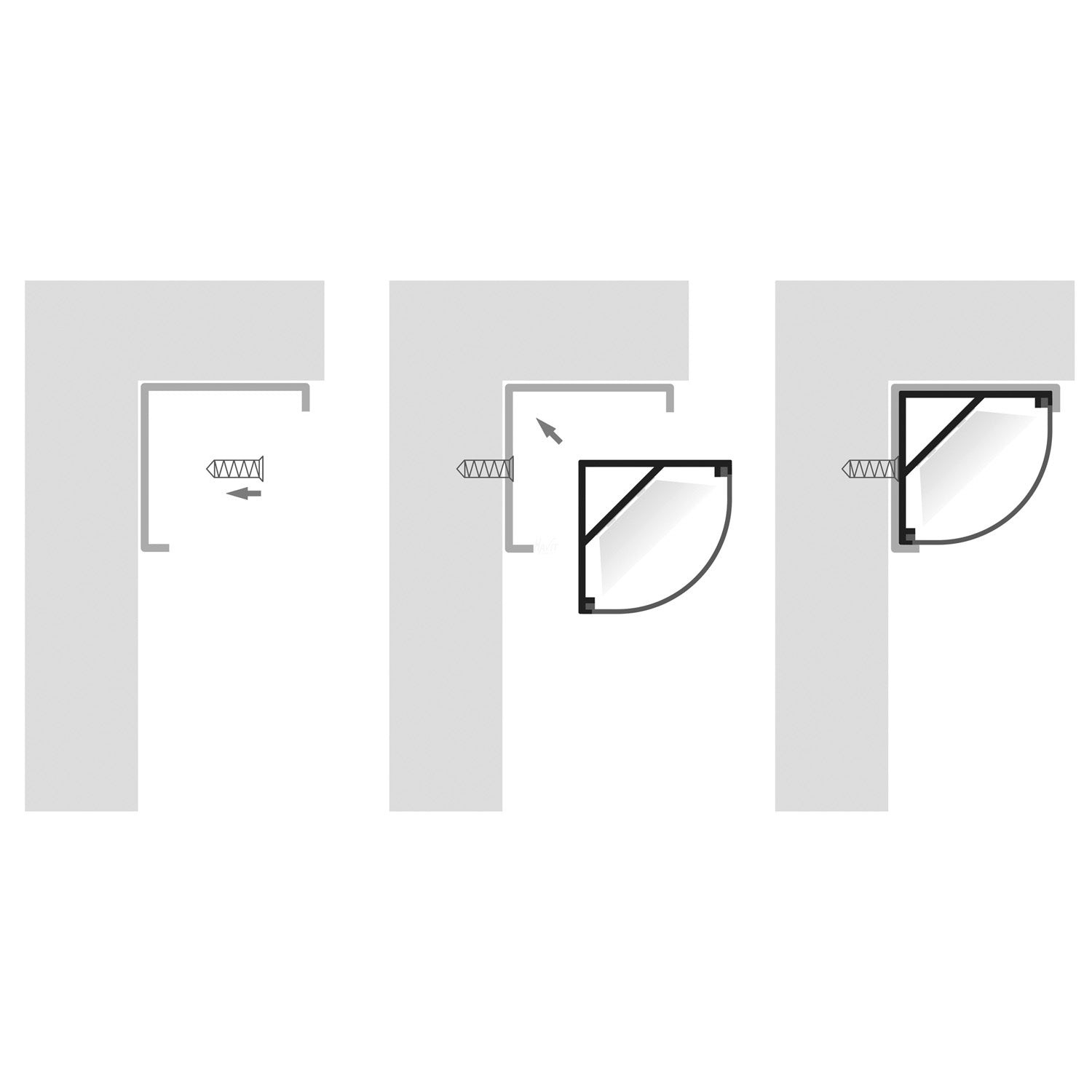 Havit Lighting White Corner Aluminium Profile (HV9691-1616-WHT) – ELS ...