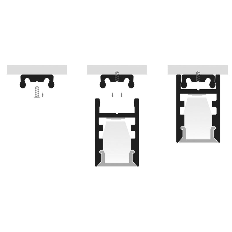 Havit Lighting Shallow Square Aluminium Profile (HV9693-0915)