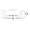 Havit Lighting Black Shallow Square Aluminium Profile (HV9693-1707-BLK)
