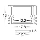 Havit Lighting Shallow Square Weatherproof Aluminium Profile (HV9693-1812)