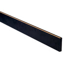 Havit Lighting Black Diffuser to suit HV9693-1896 Aluminium Profile (HV9693-1896-BLKSD)