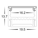 Havit Lighting Shallow Square Aluminium Profile (HV9693-1922)