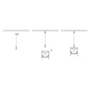 Havit Lighting Suspended or Surface Mounted Black Aluminium Profile (HV9693-2025-BLK)