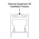 Havit Lighting Suspended or Surface Mounted Black Aluminium Profile (HV9693-2025-BLK)