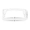 Havit Lighting Black Shallow Square Aluminium Profile (HV9693-2310-BLK)