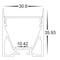 Havit Lighting Deep Square Aluminium Profile (HV9693-3136-BLK)