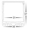 Havit Lighting Deep Square Aluminium Profile (HV9693-3537)