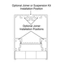 Havit Lighting White Deep Square Profile with Anti Glare Crate Diffuser (HV9693-5271-WHT)