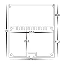 Havit Lighting White Deep Square Profile (HV9693-6070-WHT)