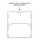 Havit Lighting Large Deep Square White Aluminium Profile (HV9693-8090-WHT)