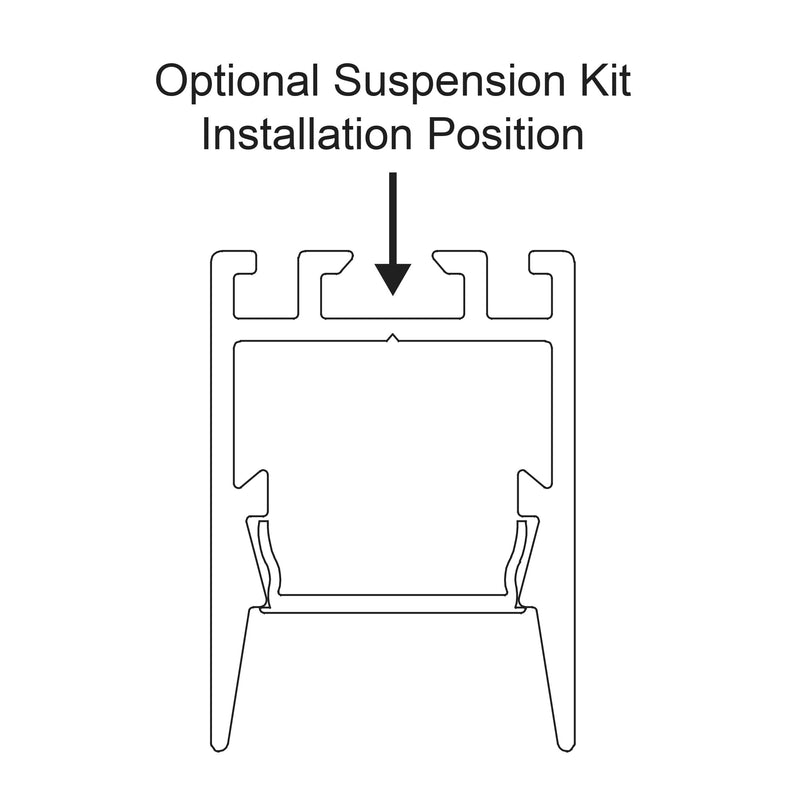 Havit Lighting Shallow Square Aluminium Profile (HV9693-1622)