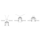 Havit Lighting Deep Square Recessed Winged Aluminium Profile (HV9695-4540)