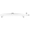 Havit Lighting 800mm Rectangle Surface Mounted White Pendant Canopy (HV9705-5080-WHT)