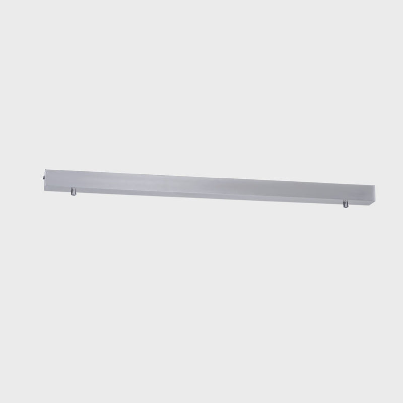 Havit Lighting 800mm Rectangle Surface Mounted Satin Chrome Pendant Canopy (HV9705-5080-SCH)