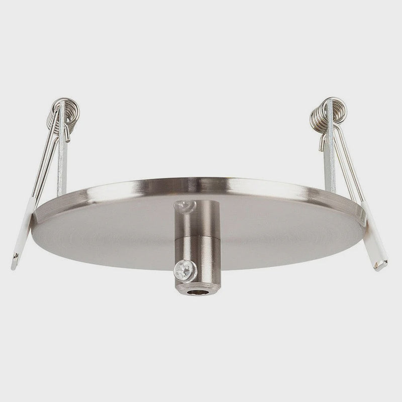 Havit Lighting 100mm Round Recessed Canopy Satin Chrome (HV9705-9005-SCH-RND)