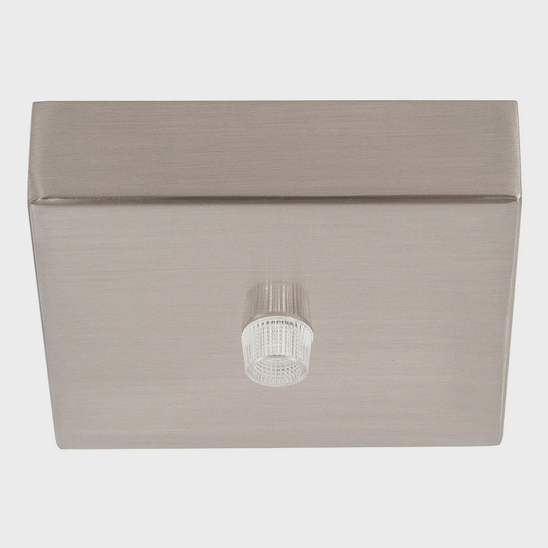Havit Lighting 100mm Square Canopy Satin Chrome (HV9705-9025-SCH-SQ)