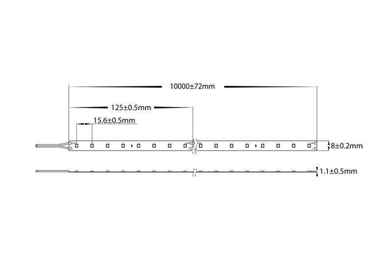 Havit Lighting 4.8w 24v DC IP20 LED Strip 3000k (HV9722-IP20-64-3K)