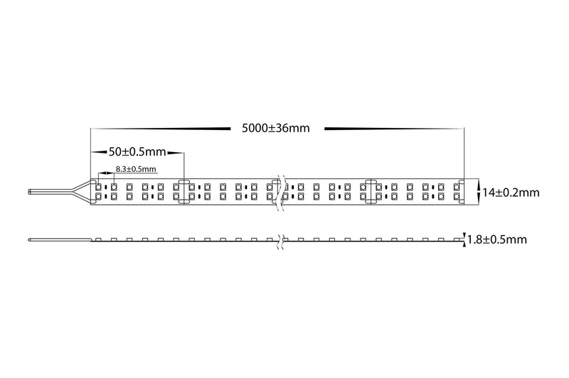 Havit Lighting 19.2w IP20 LED Strip 3000k (HV9723-IP20-240-3K-2)
