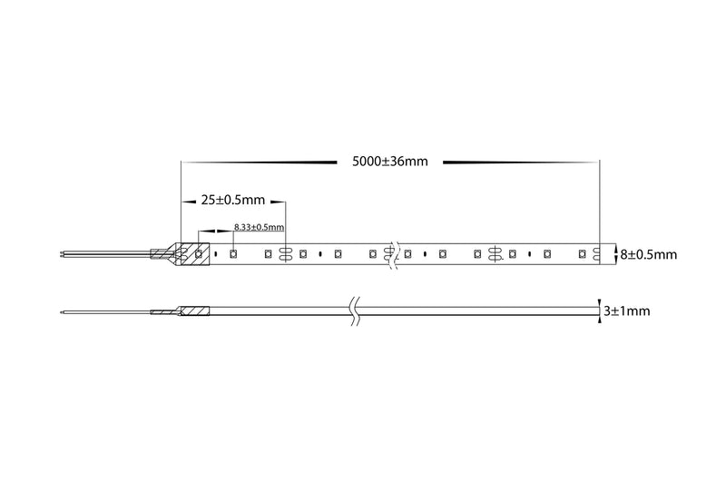 Havit Lighting 9.6w IP54 LED Strip 5500k (HV9723-IP54-120-5K)