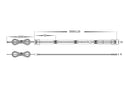 Havit Lighting 14.4w IP67 24v DC CT COB Dotless LED Strip (HV9761-IP67-608-CT)