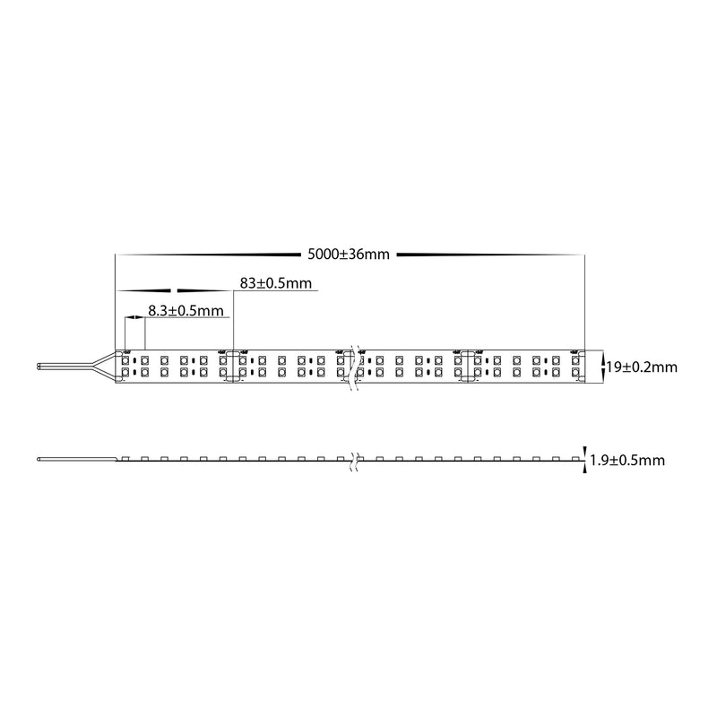 Havit Lighting 32.6w IP20 LED Strip 4000k (HV9783-IP20-168-4K)