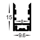 Havit Lighting Aluminium Channel to suit HV9792 Flexible Side Bend Neon LED Strip (HV9792-ALU)