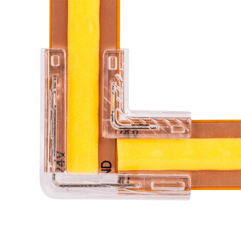 Havit Lighting L Shape LED Strip Connector to suit IP20 8mm PCB LED Strip (HV9952-L)