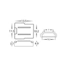 Havit Lighting LED Strip Connector to suit IP20 10mm PCB COB LED Strip (HV9953)