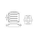 Havit Lighting LED Strip Connector to suit IP20 10mm PCB RGB LED Strip (HV9955)