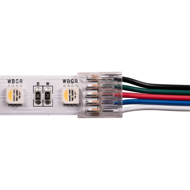 Havit Lighting LED Strip Connector to suit IP20 12mm PCB RGBC or RGBW LED Strip (HV9956)