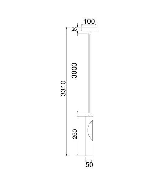 CLA IDA: Interior Iron & Blonde Wood Tube Pendant Lights