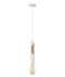 CLA IDA: Interior Iron & Blonde Wood Tube Pendant Lights