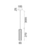 CLA KOLONNE: Interior GU10 Ribbed Cylinder Pendant Lights