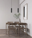CLA KOLONNE: Interior GU10 Ribbed Cylinder Pendant Lights