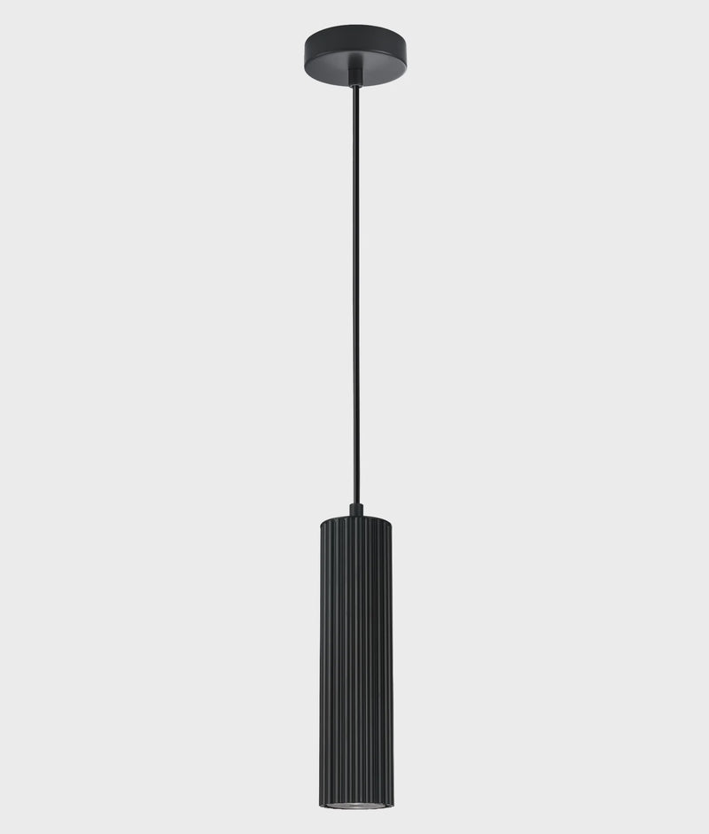 CLA KOLONNE: Interior GU10 Ribbed Cylinder Pendant Lights