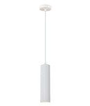 CLA KOLONNE: Interior GU10 Ribbed Cylinder Pendant Lights